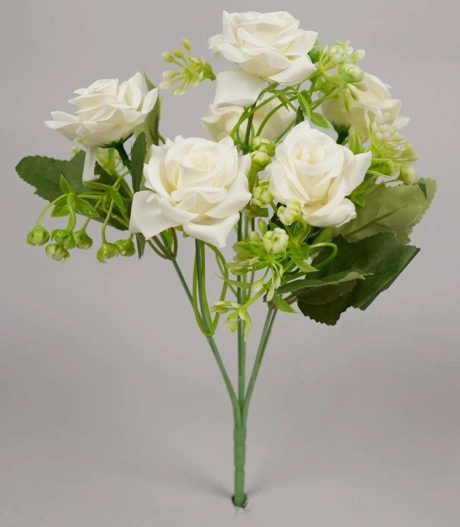 Mini Open Rose Bunch x6